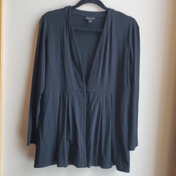 J. Jill Black V-Neck Tunic With Pockets Size XS - Picture 1 of 10